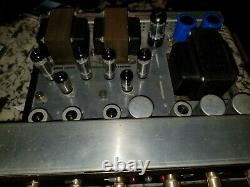 Scott 299A Early Tube Integrated Amplifier Tested to Power On