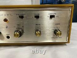 Scott LK-72B Stereo Tube Integrated Amplifier Telefunken 12AX7 Mullard GZ34 299D