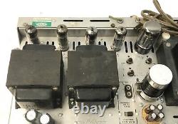 Scott Stereomaster 222-D All Tube Integrated Amplifier Fully Tested Working