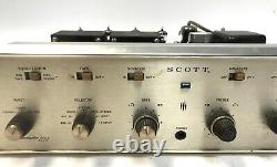 Scott Stereomaster 222-D All Tube Integrated Amplifier Fully Tested Working