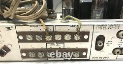 Scott Stereomaster 222-D All Tube Integrated Amplifier Fully Tested Working