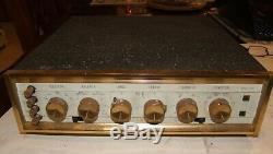 Sherwood S-5000 Tube Stereo Amplifier Parts or Repair Complete with Tubes