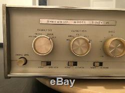 Sherwood S-5500 IV Vacuum Tube Integrated Amplifier Vintage
