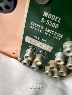 Sherwood S-5500 Stereo Tube Integrated Amplifier-XLNT Cond. Parts//Repair. USA