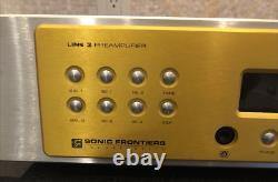 Sonic Frontiers Line 3 Gold LV Pre-Amplifier with Tubes Remote Manual Open Box