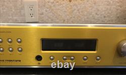Sonic Frontiers Line 3 Gold LV Pre-Amplifier with Tubes Remote Manual Open Box