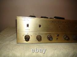 THE FISHER X-100-B 12ax7 7868 Tube Stereo Integrated Amplifier Needs Tubes