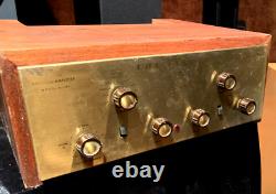 THE Original FISHER X-101 STEREO TUBE AMPLIFIER (THE 101) 68th unit made