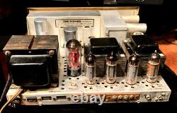 THE Original FISHER X-101 STEREO TUBE AMPLIFIER (THE 101) 68th unit made
