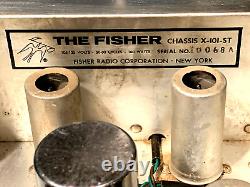 THE Original FISHER X-101 STEREO TUBE AMPLIFIER (THE 101) 68th unit made