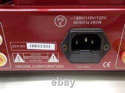 TRIODE TRV-88SER Vacuum Tube Integrated Amplifier with Remote Manual Tested MG01