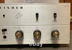 The Fisher KX-100 Tube Stereo Integrated Amplifier 7868 12AX7 Working