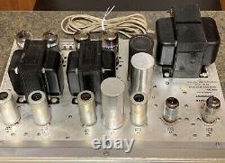 The Fisher KX-100 Tube Stereo Integrated Amplifier 7868 12AX7 Working