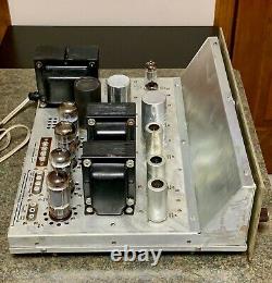 The Fisher KX-100 Tube Stereo Integrated Amplifier 7868 12AX7 Working