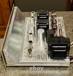 The Fisher KX-100 Tube Stereo Integrated Amplifier 7868 12AX7 Working