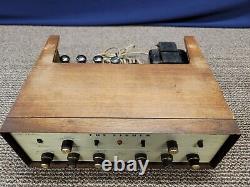 The Fisher Stereo Master Control Tube Amplifier Preamplifier Pre-Amp KX-200