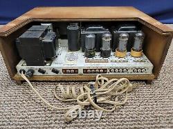 The Fisher Stereo Master Control Tube Amplifier Preamplifier Pre-Amp KX-200