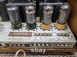 The Fisher Stereo Master Control Tube Amplifier Preamplifier Pre-Amp KX-200