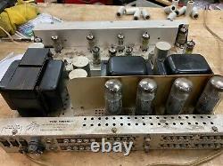 The Fisher X-1000 Tube Stereo Integrated Amplifier 4 6ca7 El34 Amperex Tubes