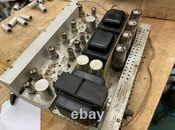 The Fisher X-1000 Tube Stereo Integrated Amplifier 4 6ca7 El34 Amperex Tubes