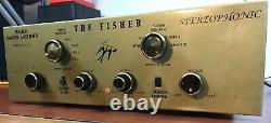 The Fisher X-101ST 6BQ5 push pull Tube Integrated Amplifier Serviced Tested