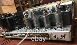 The Fisher X-101ST 6BQ5 push pull Tube Integrated Amplifier Serviced Tested