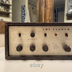 The Fisher X-200 Integrated Tube Control Amplifier with Case