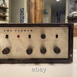 The Fisher X-200 Integrated Tube Control Amplifier with Case