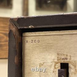 The Fisher X-200 Integrated Tube Control Amplifier with Case