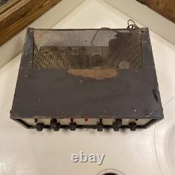 The Fisher X-200 Integrated Tube Control Amplifier with Case