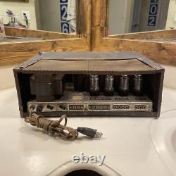 The Fisher X-200 Integrated Tube Control Amplifier with Case