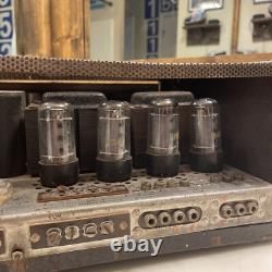 The Fisher X-200 Integrated Tube Control Amplifier with Case