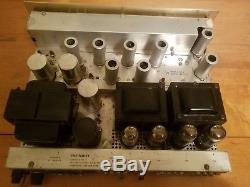 The Fisher X-202-b Tube Stereo Integrated Amplifier With Case And Original Box