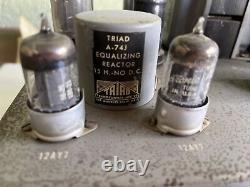 Triad amplifier mono Tube Amp triad A-74J 6v6 Hf-10