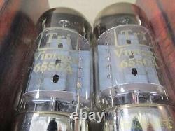 Triode Vintage 6550A Integrated Amplifier Tube Pair from japan Working Properly