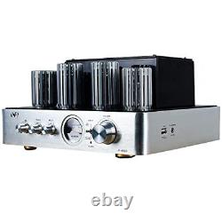 Tube Amplifier HiFi Stereo Receiver Integrated Amp with Bluetooth AD03 silver