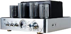 Tube Amplifier Hifi Stereo Receiver Integrated Amp with Bluetooth Hybrid Amp for