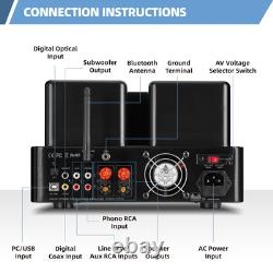 Tube Amplifier, Stereo Vacuum Tube Class A/B Amplifier, Integrated Amplifier w