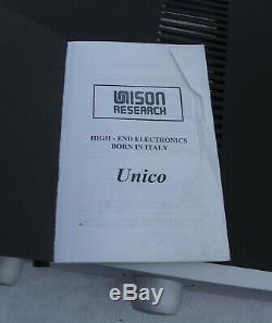 Unison Research Unico Tube Preamp MOSFET Amplifier with Phono Made in Italy