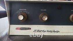 Untested Heathkit AA-181 tube amplifier for parts or repair uses 7591