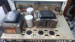 Untested Heathkit AA-181 tube amplifier for parts or repair uses 7591