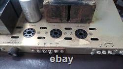 Untested Heathkit AA-181 tube amplifier for parts or repair uses 7591