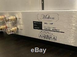 Used Melton EL34 integrated tube amplifier 40 watt. Push Ball