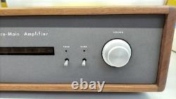 Used vacuum tube preamp amplifier with wood body and TANGO transformer