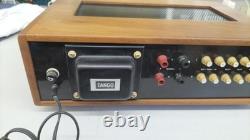 Used vacuum tube preamp amplifier with wood body and TANGO transformer