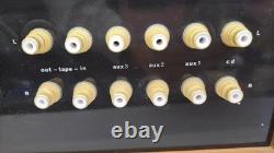 Used vacuum tube preamp amplifier with wood body and TANGO transformer