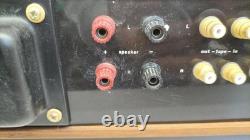 Used vacuum tube preamp amplifier with wood body and TANGO transformer