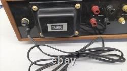Used vacuum tube preamp amplifier with wood body and TANGO transformer
