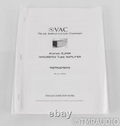 VAC Avatar Super Stereo Tube Integrated Amplifier MM Phono