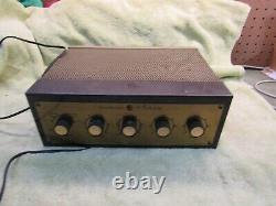 VINTAGE GROMMES 56PG Integrated Tube Amplifier 6V6 12AX7